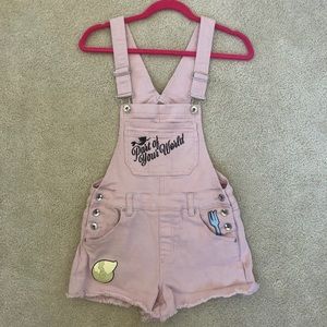 Little mermaid overalls